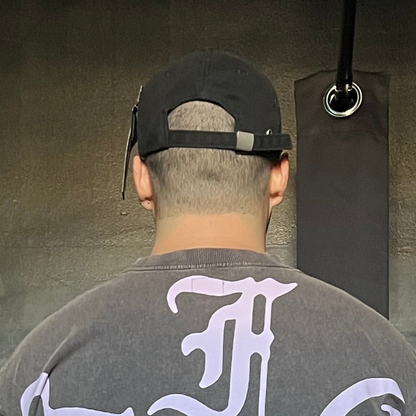 CONCRETE RING HERITAGE DAD HAT IN BLACK