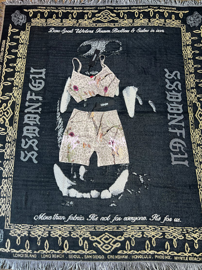 CONCRETE FOREST KELLY SEAMLESS SET IN REAL LEOPARD