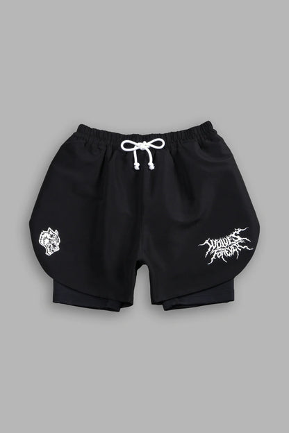 FORGED FROM IRON PHANTOM COMPRESSION SHORTS IN BLACK