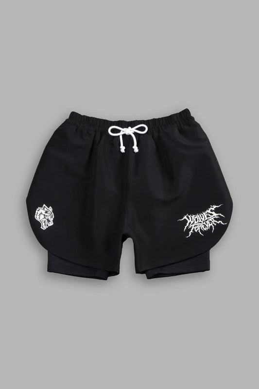 FORGED FROM IRON PHANTOM COMPRESSION SHORTS IN BLACK