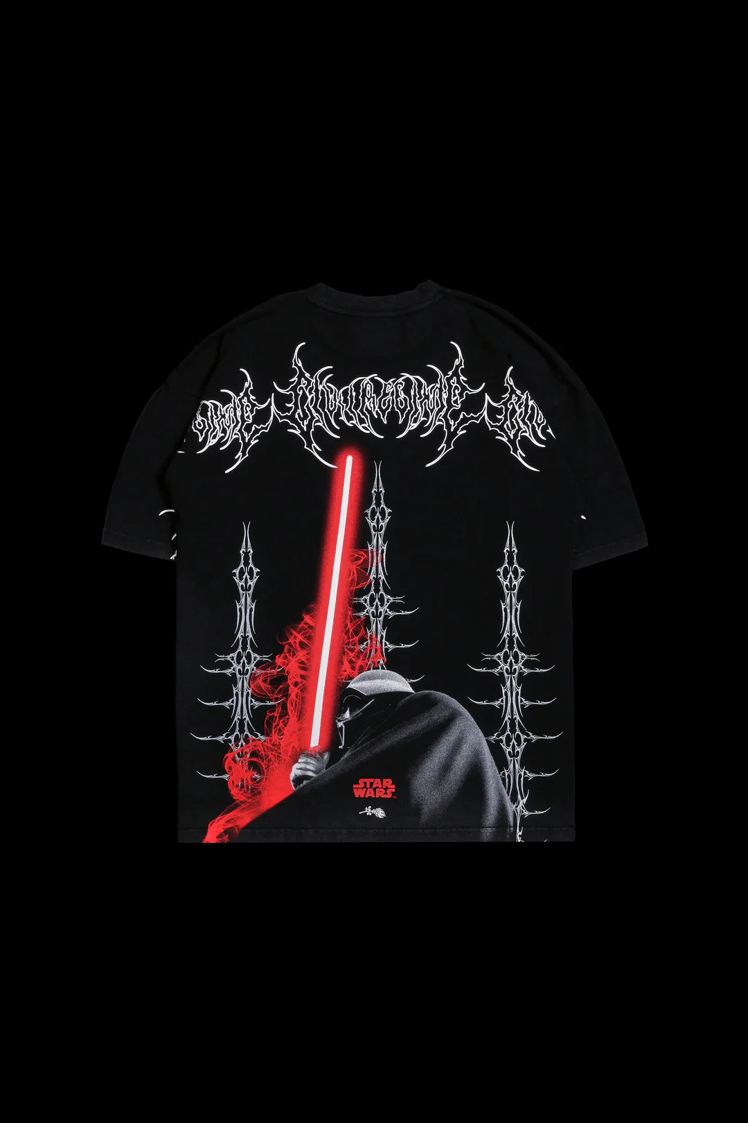 DARKNESS CALLS AMERICAN CLASSIC OVERSIZED TEE IN VINTAGE BLACK