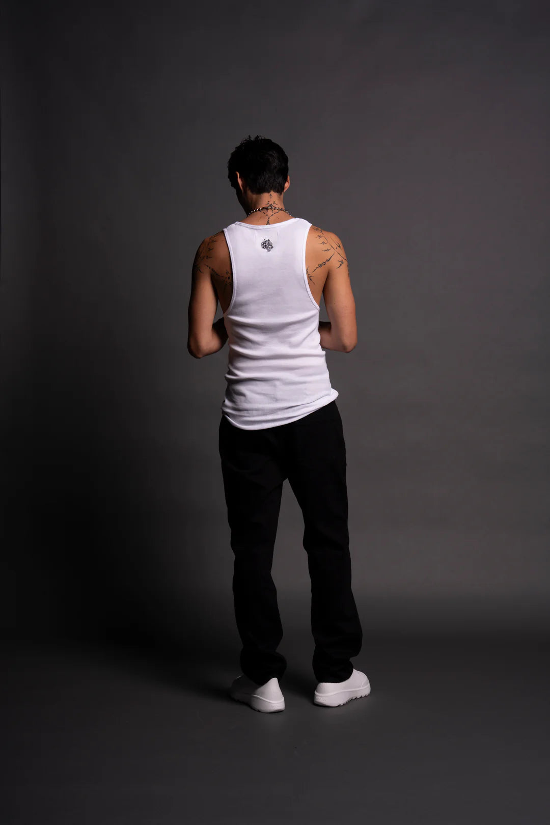 SSDDNFGU "RIBBED" TANK IN WHITE