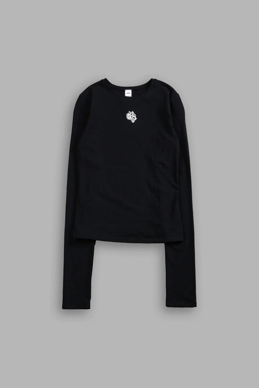 SINGLE WOLF "EDEN" L/S TEE IN BLACK