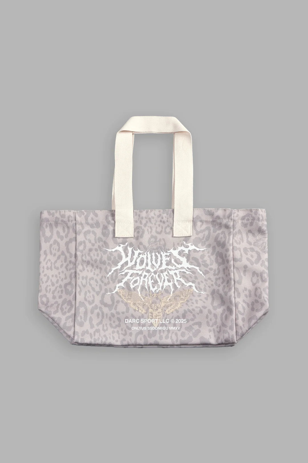 IRON PACK MINI TOTE BAG IN CLAY LEOPARD