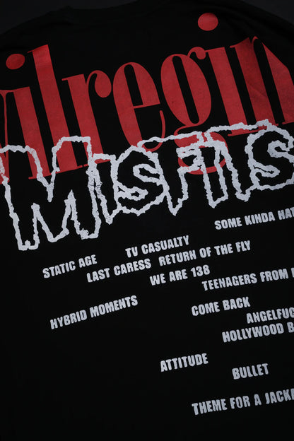 FIEND CRYSTAL AMERICAN CLASSIC OVERSIZED TEE IN BLACK