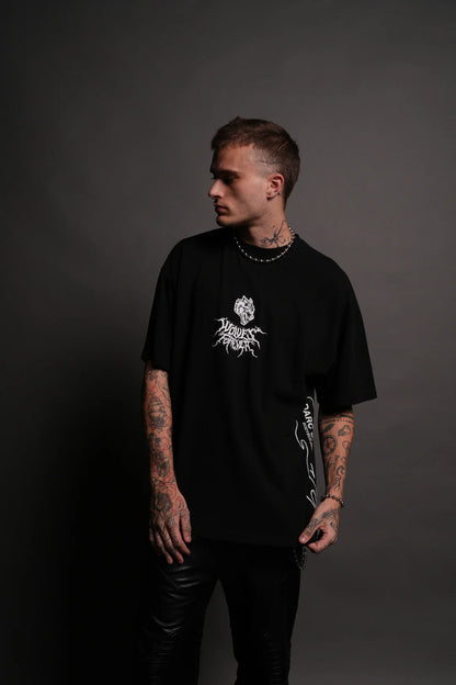 OBITO UCHIHA SIDE BY SIDE SERIES PREMIUM TEE IN BLACK