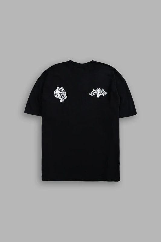 VENOM CHOPPER PREMIUM OVERSIZED TEE IN BLACK
