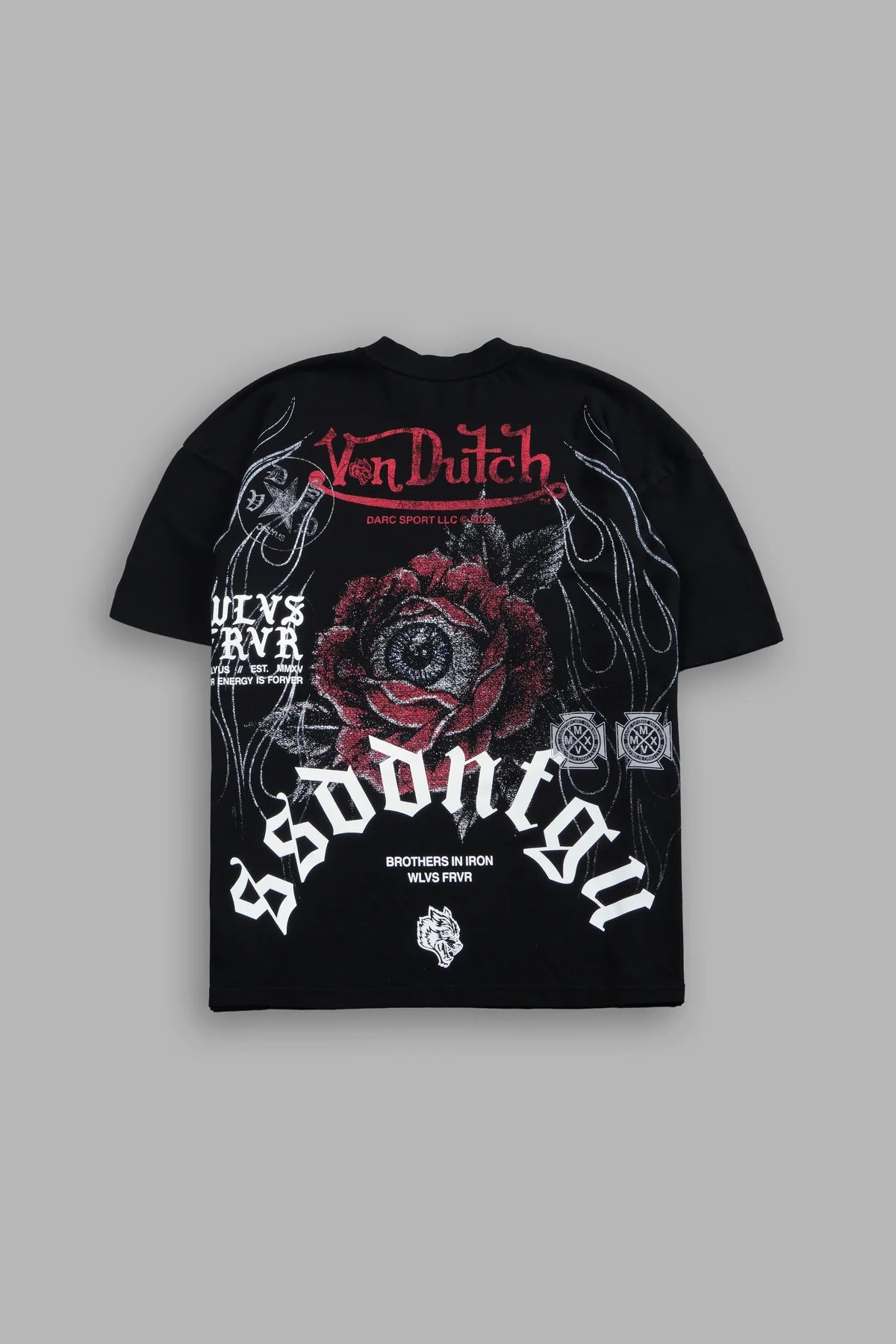 Von Dutch "Side-By-Side" Tee Box Set in Black