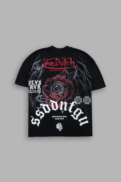 Von Dutch "Side-By-Side" Tee Box Set in Black