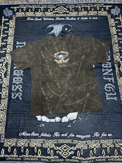 NOMAD “PREMIUM” OVERSIZED TEE IN BROWN DRIFTWOOD FOREST CAMO