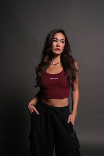 CHOPPER CLASSIC RIBBED TANK IN VELVET