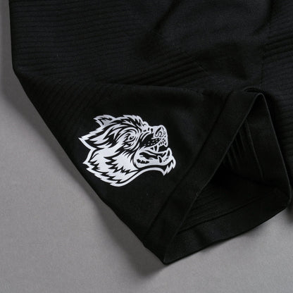 CHOPPER EVERSON SEAMLESS VALENCOURT SHORTS IN BLACK