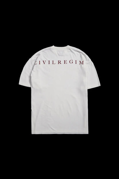 CIVIL JERKS AMERICAN CLASSIC OVERSIZED TEE IN BUTTER
