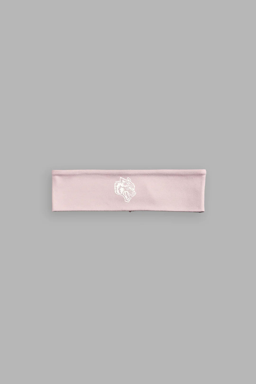 WOLF HEAD WIDE HEADBAND IN BLUSH PINK