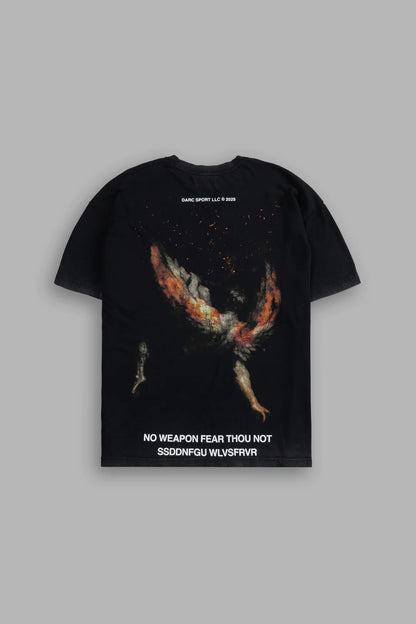 CASTED OUT "PREMIUM" OVERSIZED TEE IN BLACK