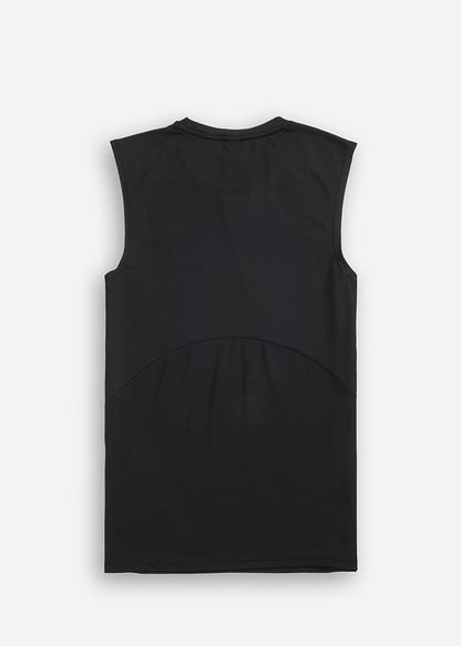 METAL DEATH V2 SLEEVELESS COMPRESSION SHIRT IN BLACK