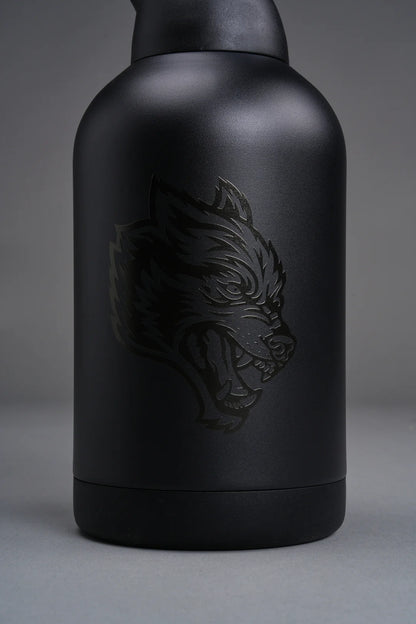 WOLF HEAD WATER JUG IN BLACK