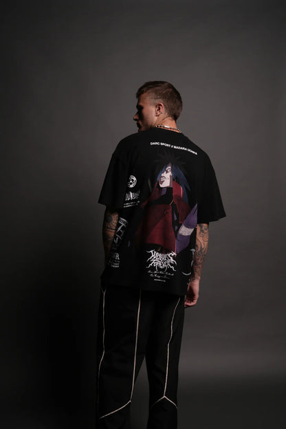 MADARA UCHIHA SIDE BY SIDE SERIES PREMIUM TEE IN BLACK