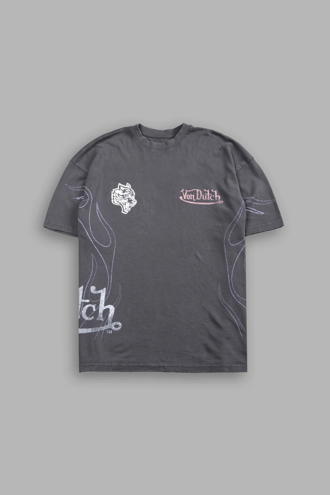 Darc Omen "Side-By-Side" Series Premium Tee in Slate Gray