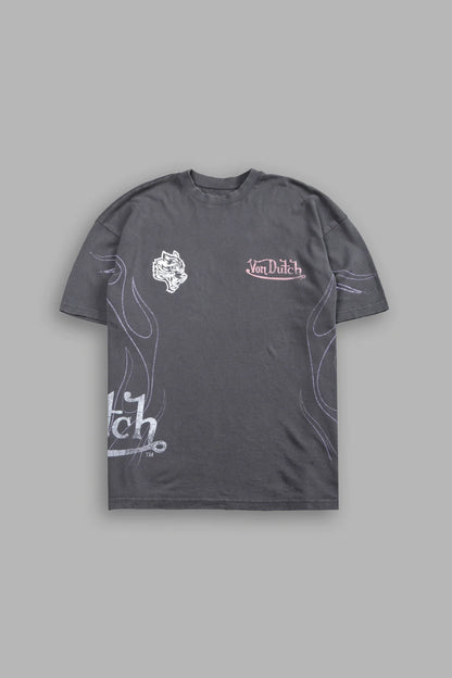 Darc Omen "Side-By-Side" Series Premium Tee in Slate Gray