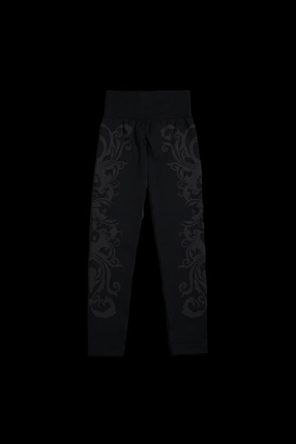 PLAGUE KELLY SEAMLESS LEGGINGS IN BLACK