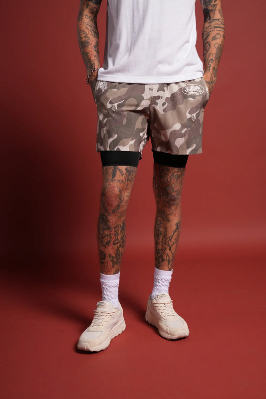 DSVD LEGACY COMPRESSION SHORTS IN DSVD GREEN CAMO