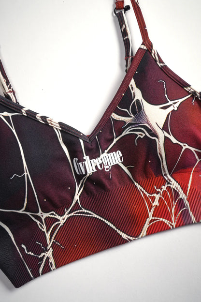 GREAT POWER KELLY SEAMLESS BRA IN WEBS ALL OVER PRINT