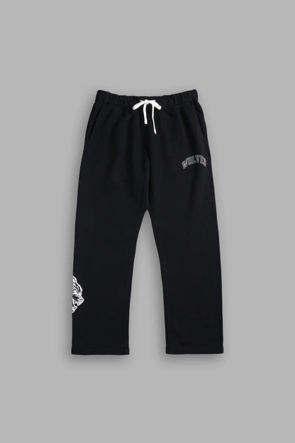 BIG WOLF LOYALTY BIGELOW SWEAT PANTS IN BLACK