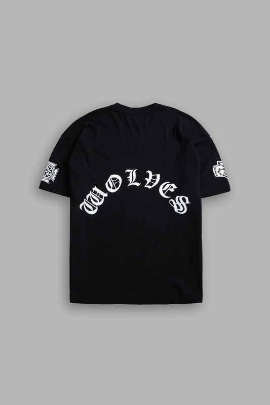 YATES FOREVER PREMIUM OVERSIZED TEE IN BLACK
