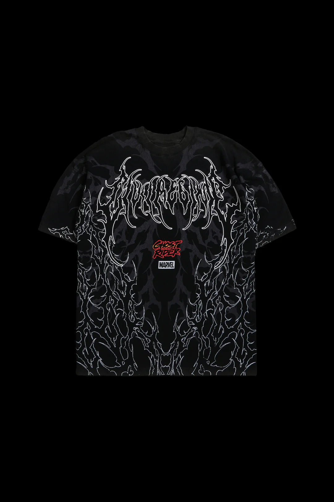 GHOST RIDER AND ME AMERICAN CLASSIC OVERSIZED TEE IN BLACK