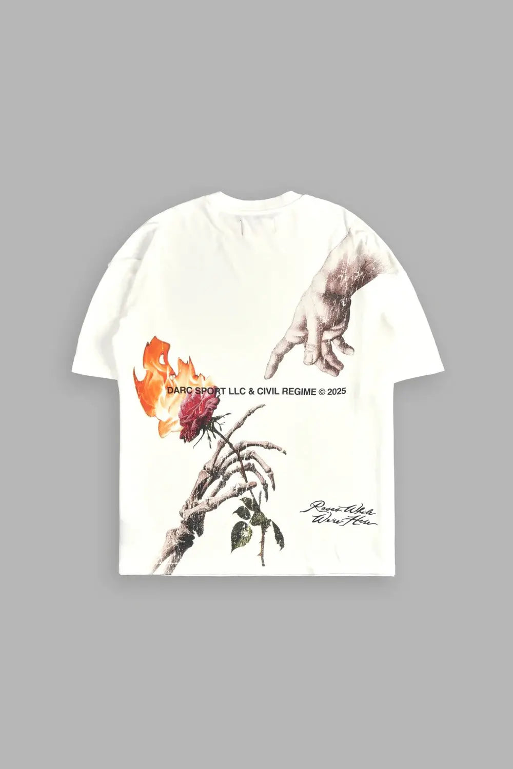 ETERNAL FIRE PREMIUM OVERSIZED TEE IN CREAM