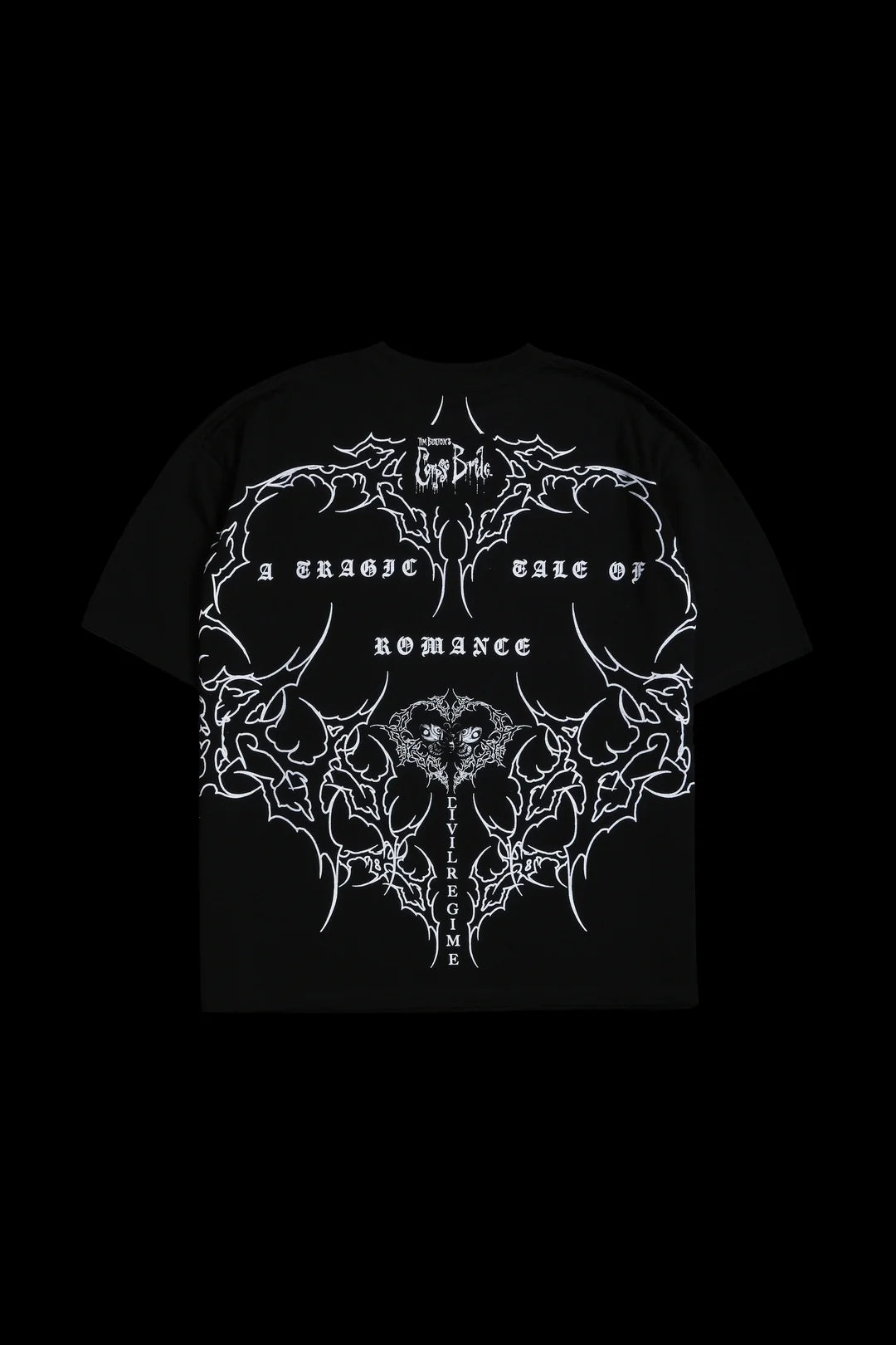 CORPSE BRIDE SIDE BY SIDE 199X TEE BOX SET IN BLACK