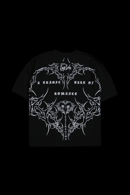 CORPSE BRIDE SIDE BY SIDE 199X TEE BOX SET IN BLACK