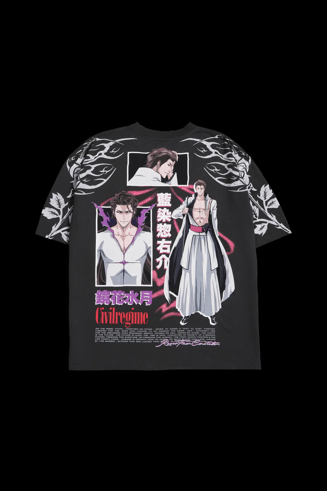 AIZEN 199X OVERSIZED TEE IN VINTAGE ASHES