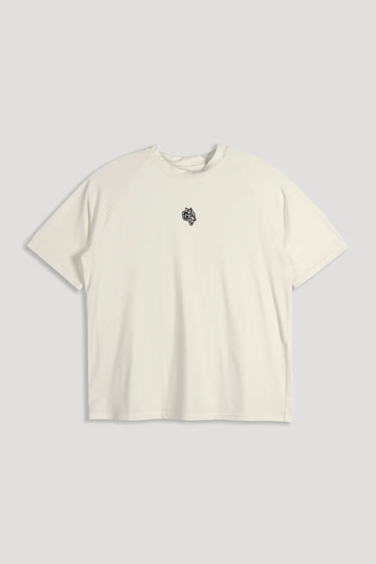 FOREVER MARK DRY WOLF RAGLAN SS TEE IN CREAM