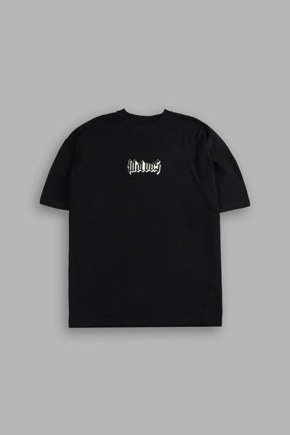 SSDDNFGU Hesh Unisex "Premium" Oversized Tee in Black