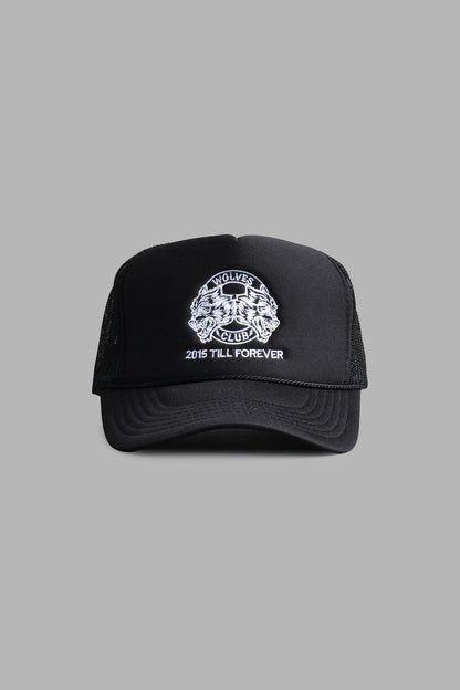WOLVES CLUB 2015 TILL FOREVER CLASSIC TRUCKER HAT IN BLACK