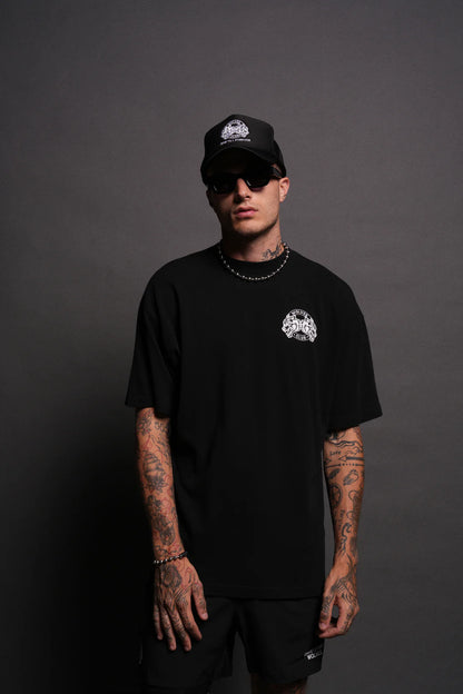 WOLVES CLUB 2015 TILL FOREVER "PREMIUM" OVERSIZED TEE IN BLACK