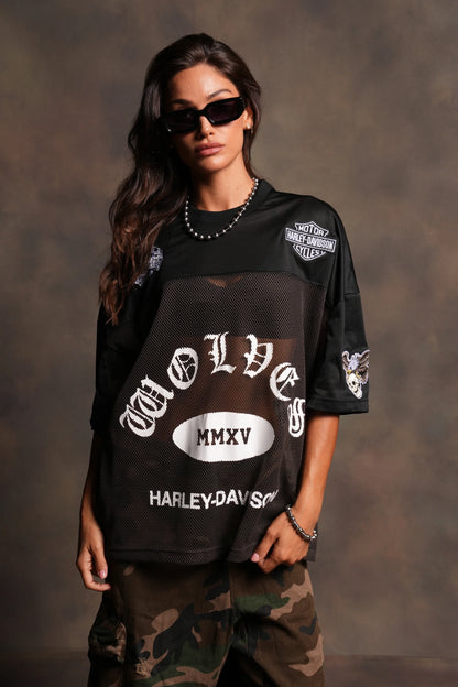 H-D Forever Bobby B Jersey in Darc Brown