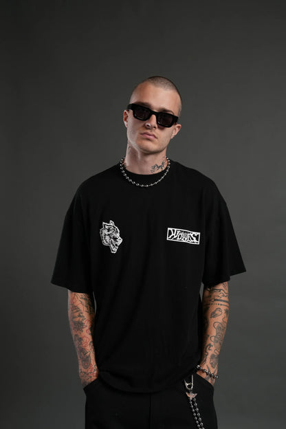 Window to Heaven "Premium" Oversized Tee in Black