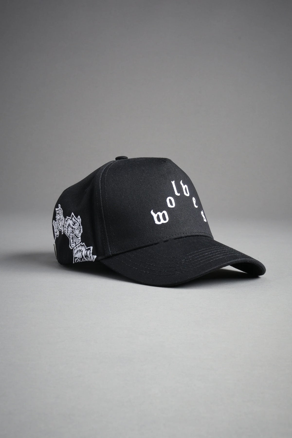 Surrounded Oni 5 Panel Hat in Black