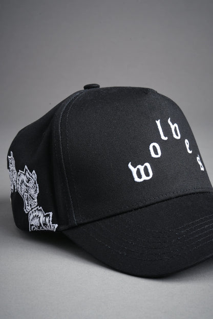 Surrounded Oni 5 Panel Hat in Black