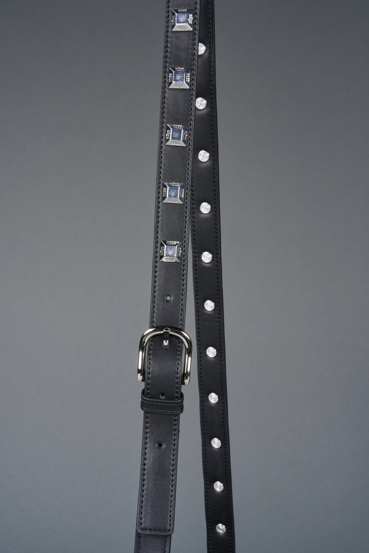 Wolves OnlyUs Slim Leather Side Bag in Black
