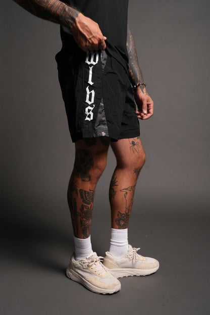 Wlvsfrvr Zdan Shorts In Black