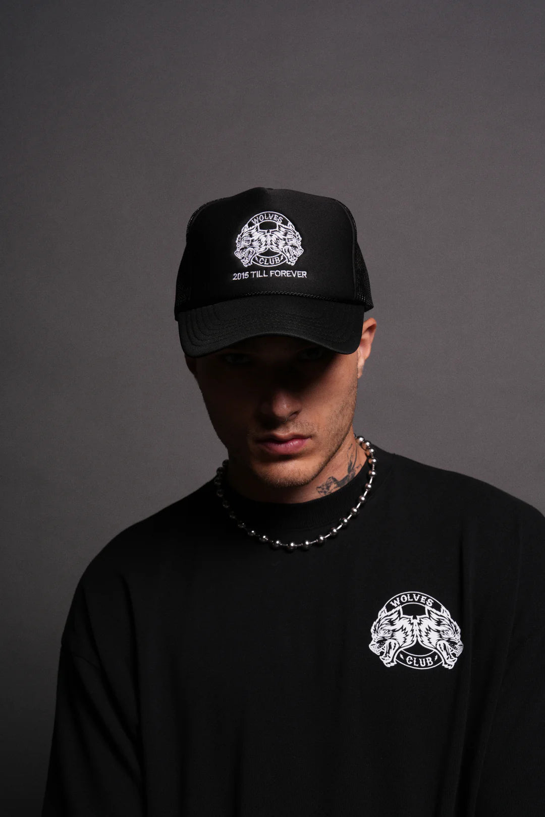 WOLVES CLUB 2015 TILL FOREVER CLASSIC TRUCKER HAT IN BLACK