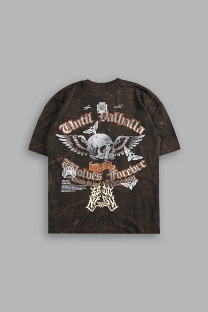 NOMAD “PREMIUM” OVERSIZED TEE IN BROWN DRIFTWOOD FOREST CAMO