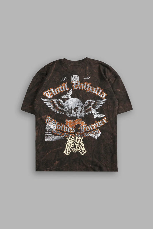 NOMAD “PREMIUM” OVERSIZED TEE IN BROWN DRIFTWOOD FOREST CAMO