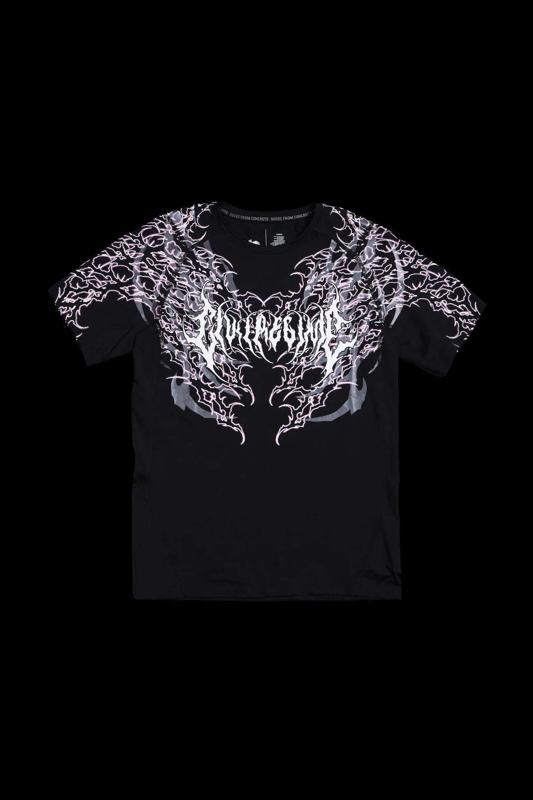 HAVEN FLEX SCOOP S/S COMPRESSION TEE IN BLACK