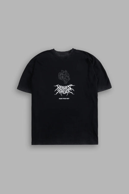 CASTED OUT "PREMIUM" OVERSIZED TEE IN BLACK