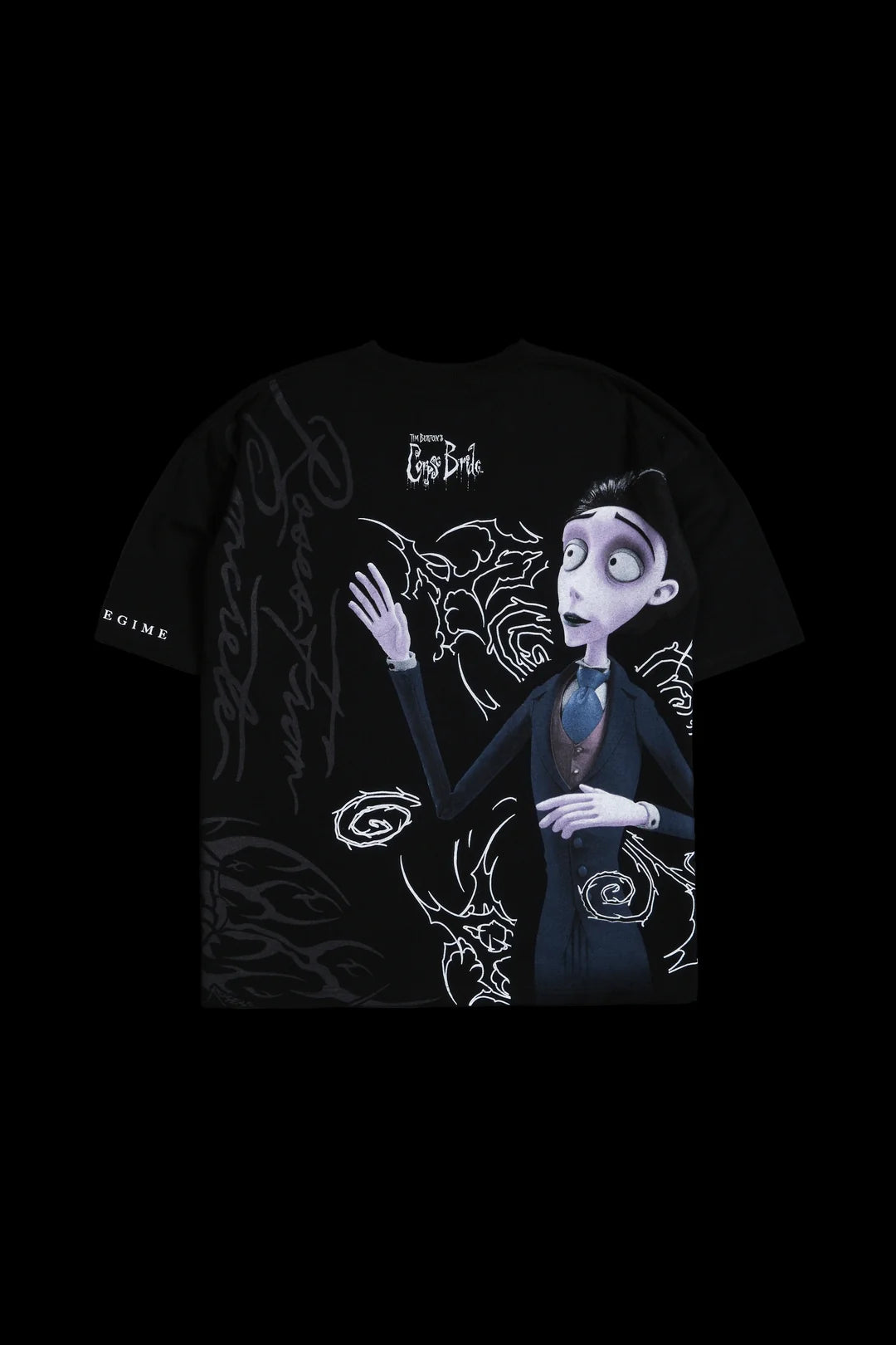 CORPSE BRIDE SIDE BY SIDE 199X TEE BOX SET IN BLACK